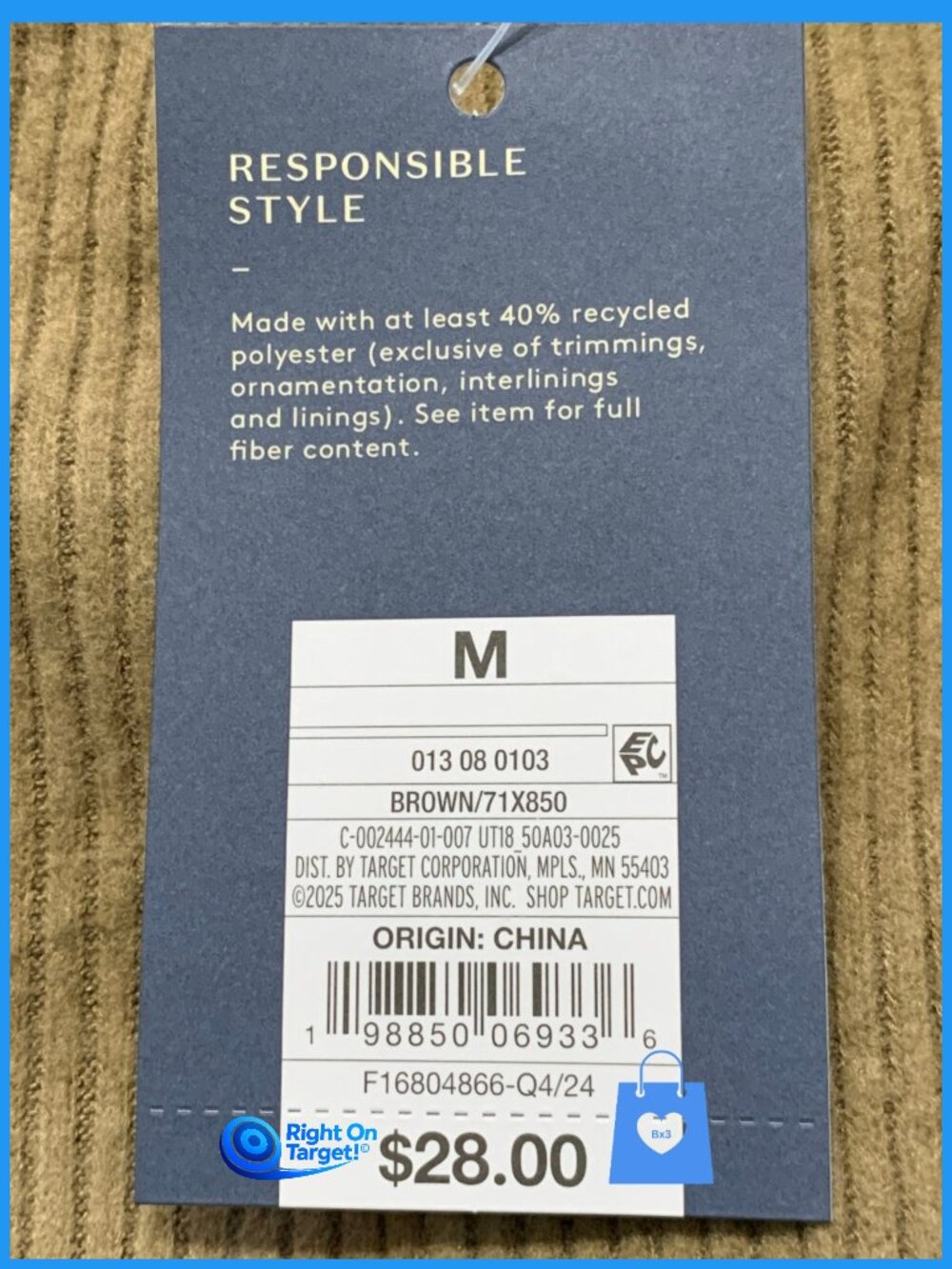Medium - Womens Drop Waist Knit Midi Slip Dress - Universal Thread - Brown - Picture 5 of 6